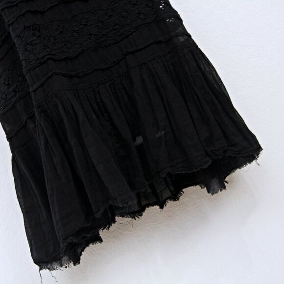 Free People Shailee Lace Slip‎ Mini Dress Black Women M - Picture 6 of 12
